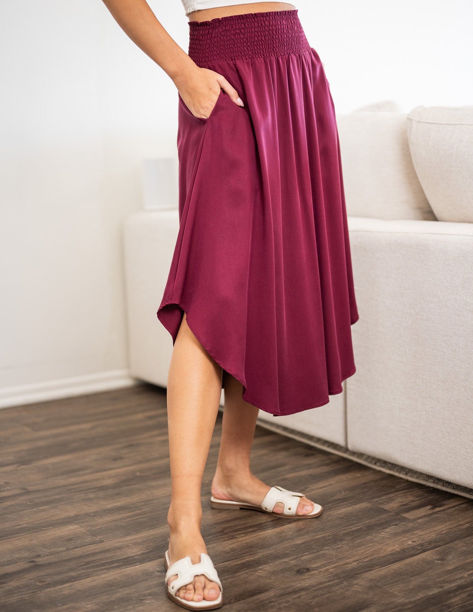 Tencel Mia Midi Skirt – Sozy