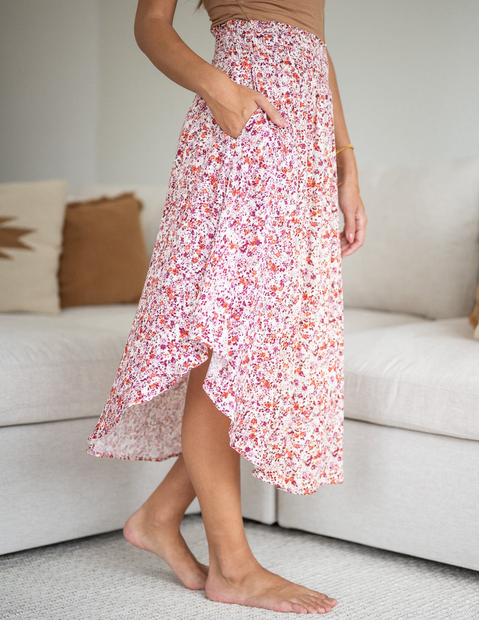 Tencel Mia Midi Skirt