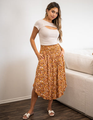 Tencel Mia Midi Skirt
