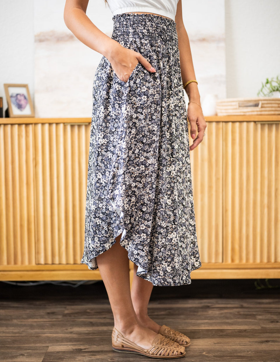 Tencel Mia Midi Skirt