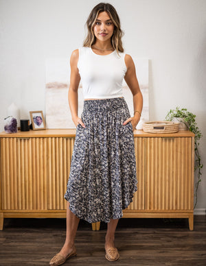 Tencel Mia Midi Skirt