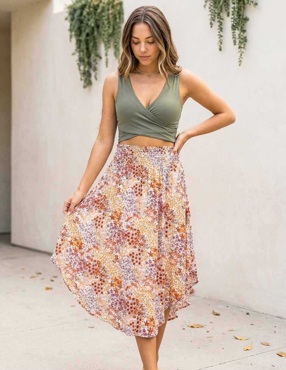 Tencel Mia Midi Skirt