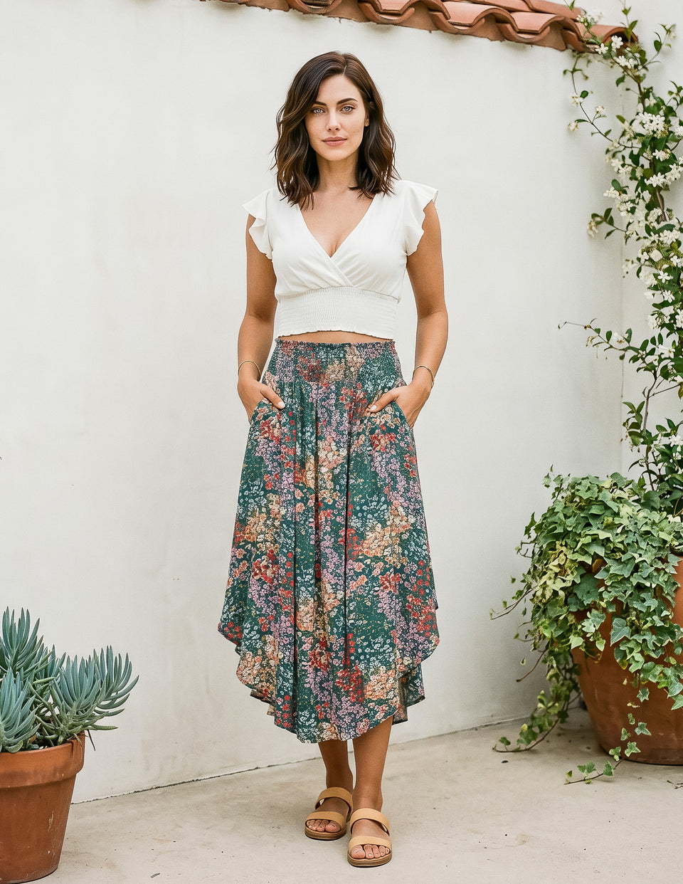 Tencel Mia Midi Skirt