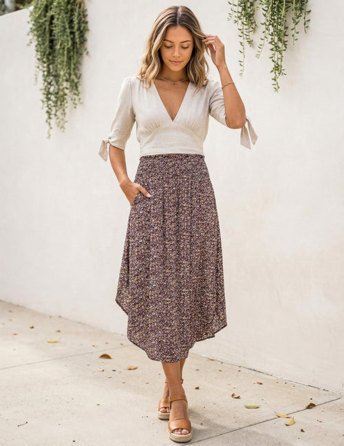 Tencel Mia Midi Skirt