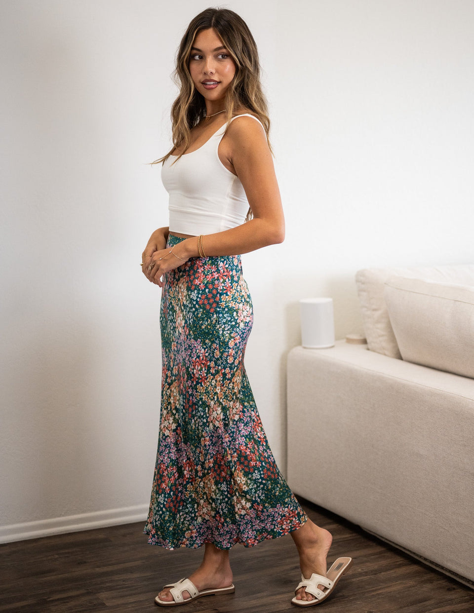 Tencel Millie Midi Skirt
