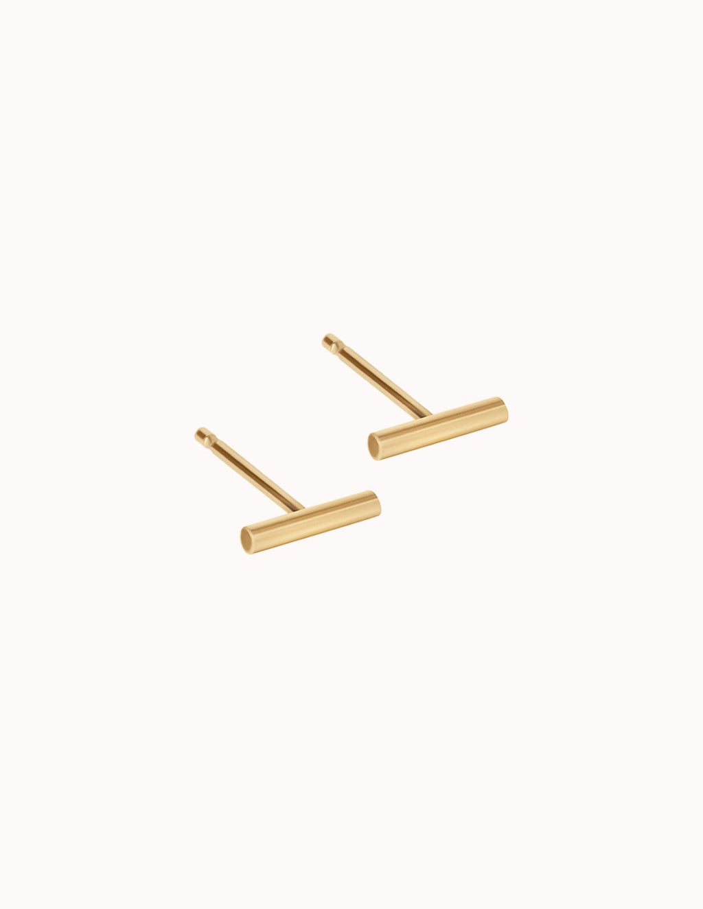 Tiny Bar Stud Earrings