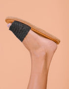 Woven Sandal - Charcoal