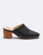 All Day Heeled Mule - Black