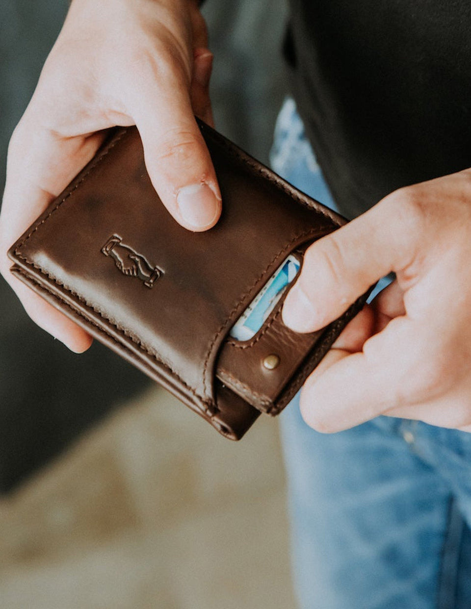 Benjamin Leather Sozy Pocket – Wallet Bifold w/Front