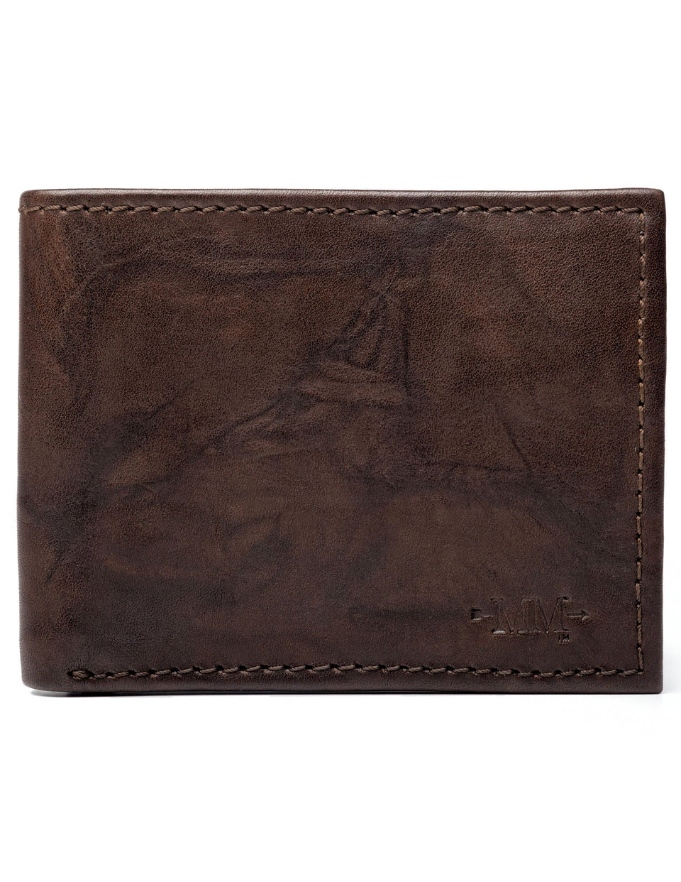 w/Front Leather Pocket Benjamin Bifold Wallet Sozy –