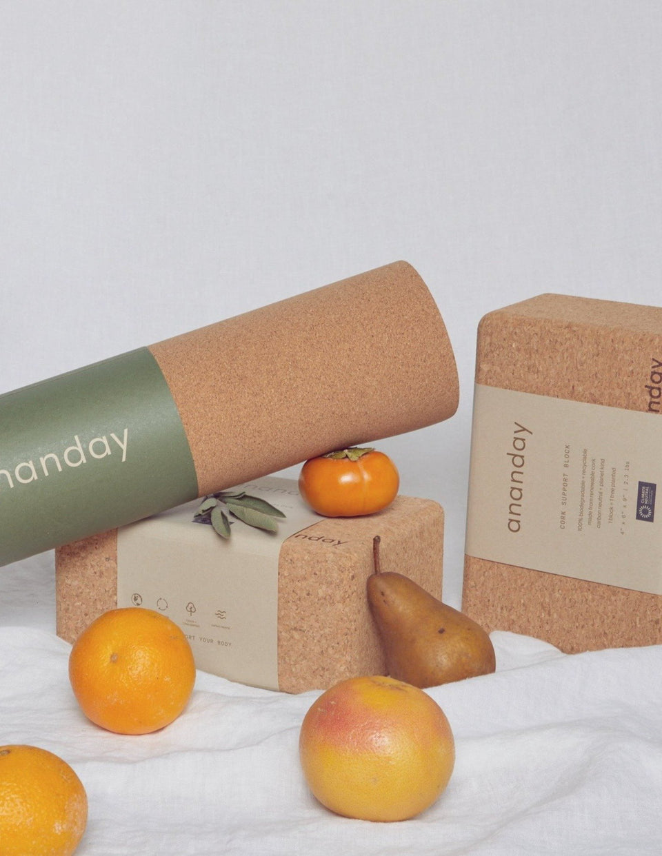 Cork Yoga Mat Align Bundle