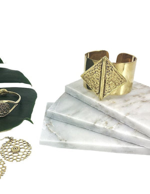 Hammered Bombshell Cuff