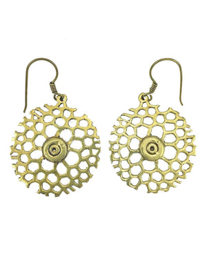 Honeycomb Bomb Earrings
