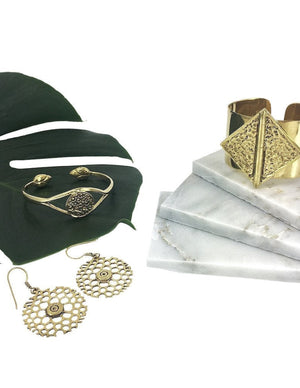 Honeycomb Bomb Earrings