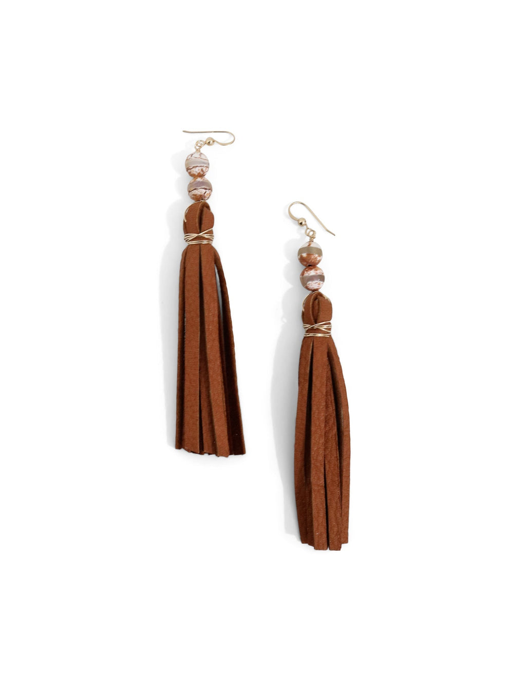 June Earrings | Rust