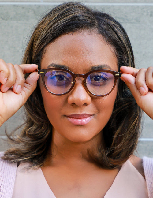 KATHERINE | Brown | Blue Light Blocking Glasses
