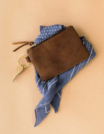 View Leather Zip Key Pouch