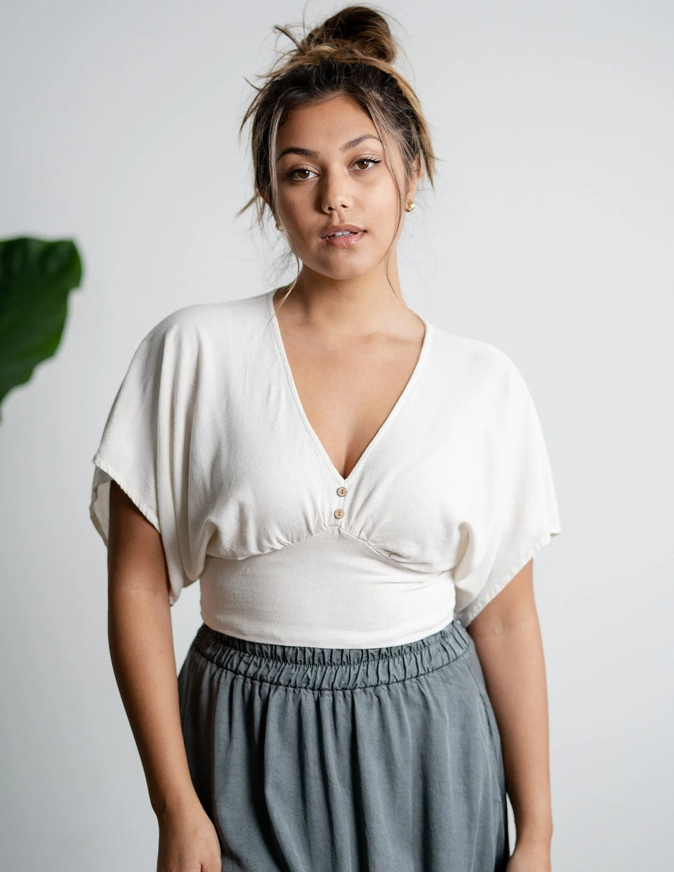 Linen Marilyn Crop Top – Sozy Linen Marilyn Crop Top – Sozy