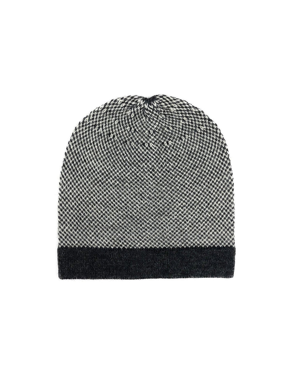 Midnight Interwoven Alpaca Beanie