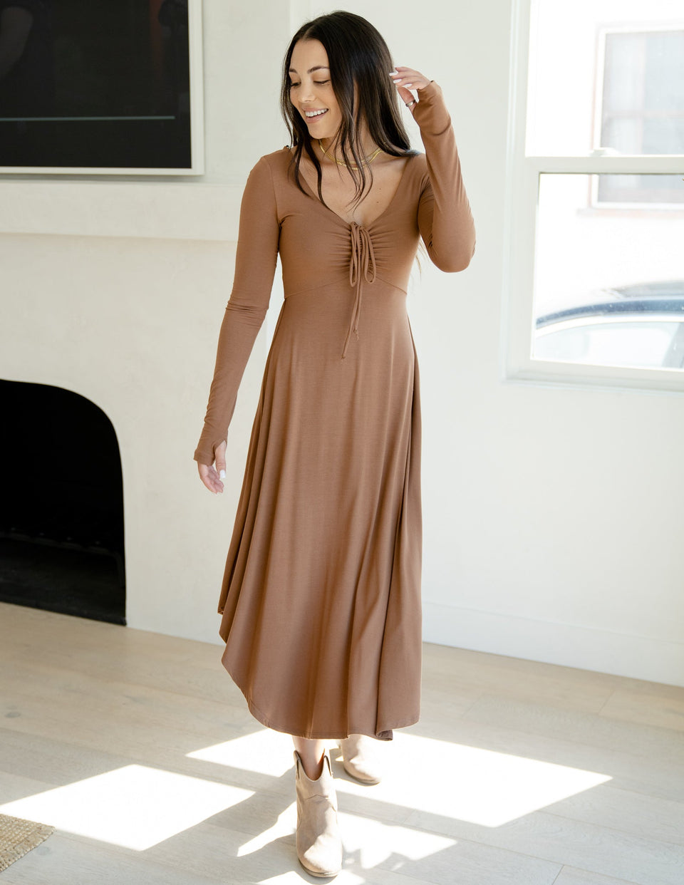Sarah Long Sleeve Dress – Sozy