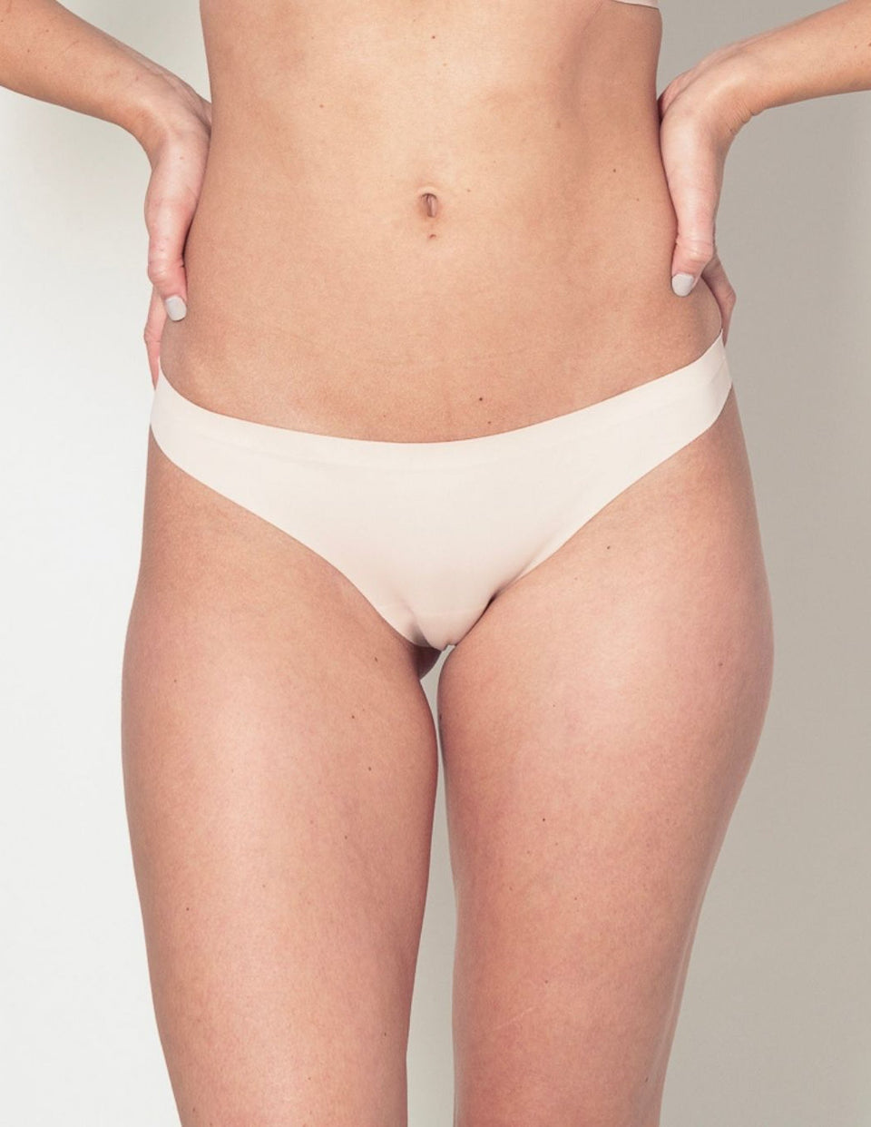 panty seamless sand - Invisible Cotton