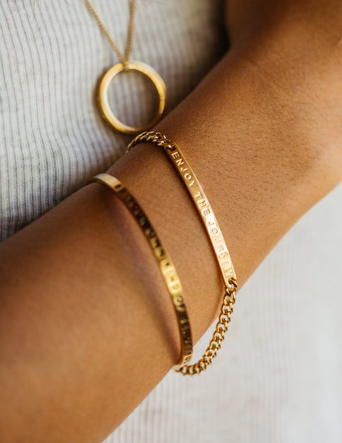 She Believed She Could, So She Did Chain Bracelet