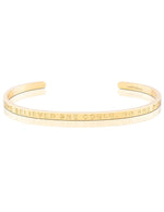 View She Believed She Could, So She Did (no ink) Bracelet