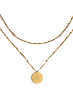 Single Disc Necklace